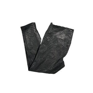 PINK Victoria's‎ Secret Women's Black Animal Print Cropped Leggings Size Large